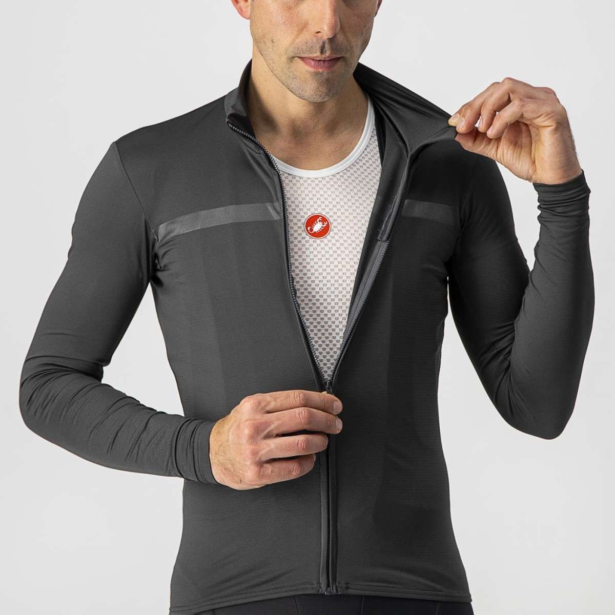 Castelli Pro Thermal Mid LS Jersey - Wolfis
