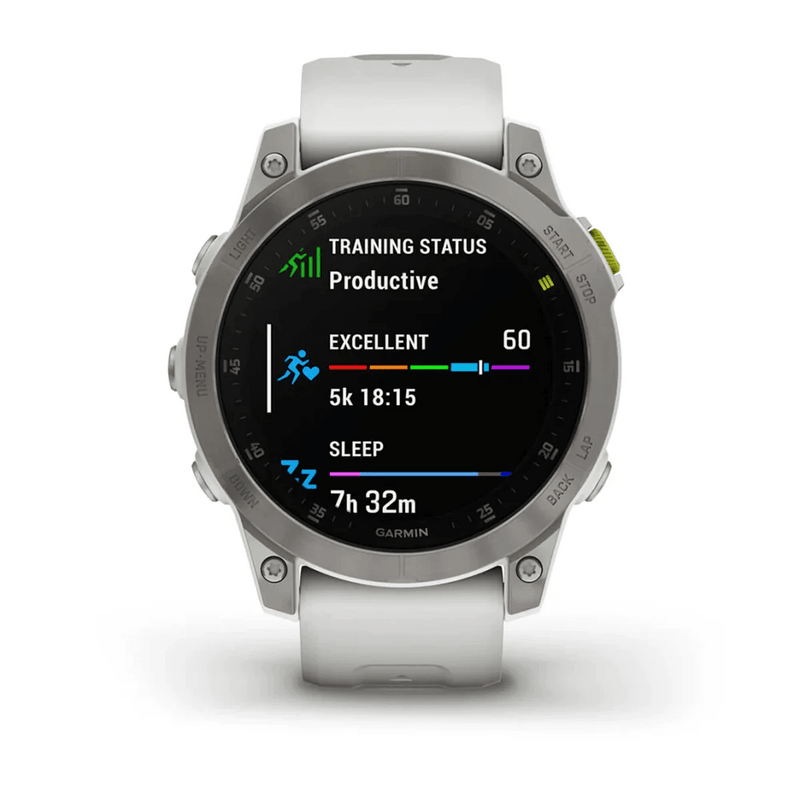 Garmin Epix Gen 2 Multisport GPS Watch / White Titanium - Wolfis