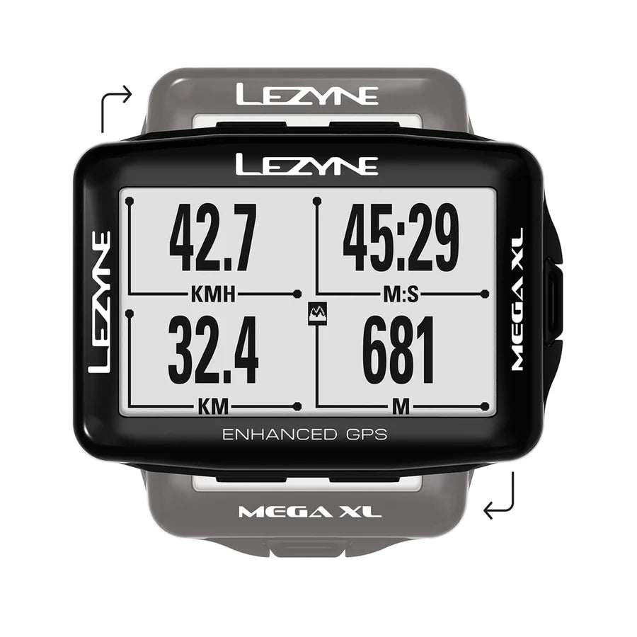 Lezyne Mega XL GPS Bike Computer - Wolfis