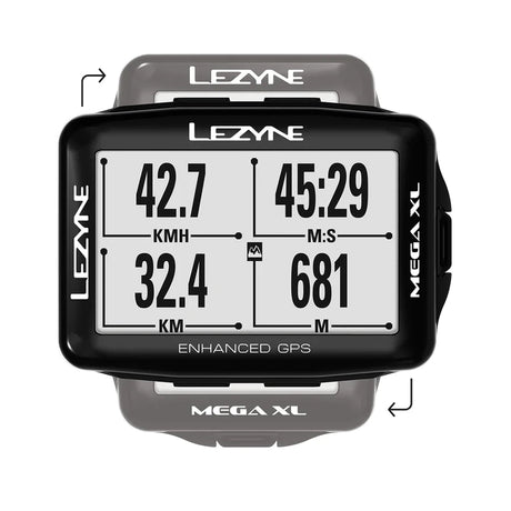 Lezyne Mega XL GPS Bike Computer - Wolfis