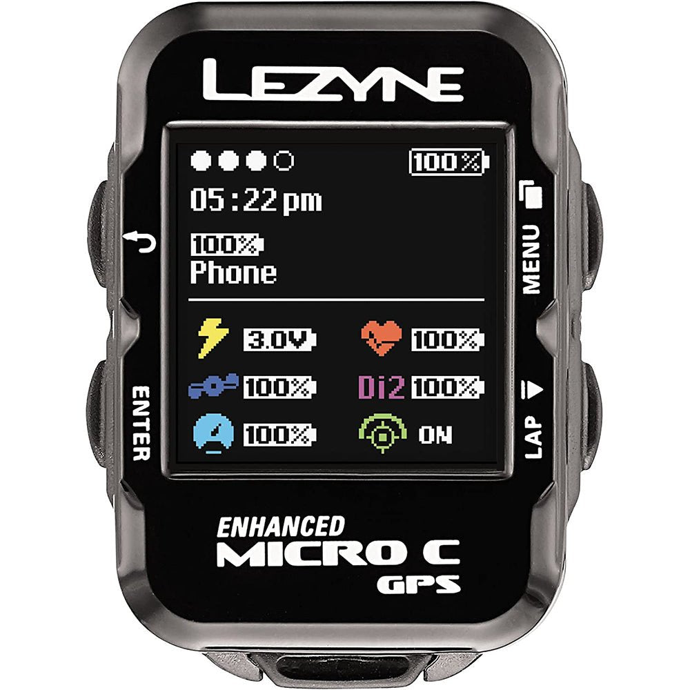 Lezyne Micro Color GPS HRSC Bike Computer - Wolfis