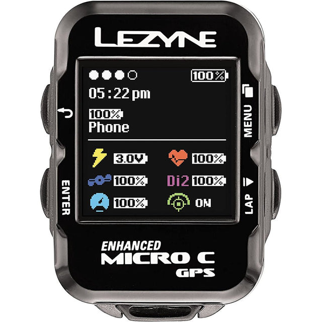 Lezyne Micro Color GPS HRSC Bike Computer - Wolfis