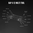 Lezyne Rap II Multi-Tool Kit - Wolfis