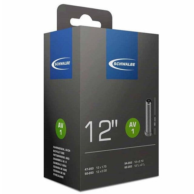 Schwalbe 12 inch Innertube AV 1 - 12" x 1.75-2.1 - Wolfis