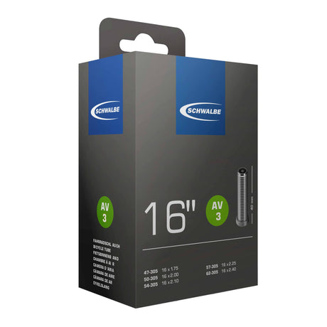 Schwalbe 16 inch Innertube - AV 3 16x1.75-2.4 - Wolfis